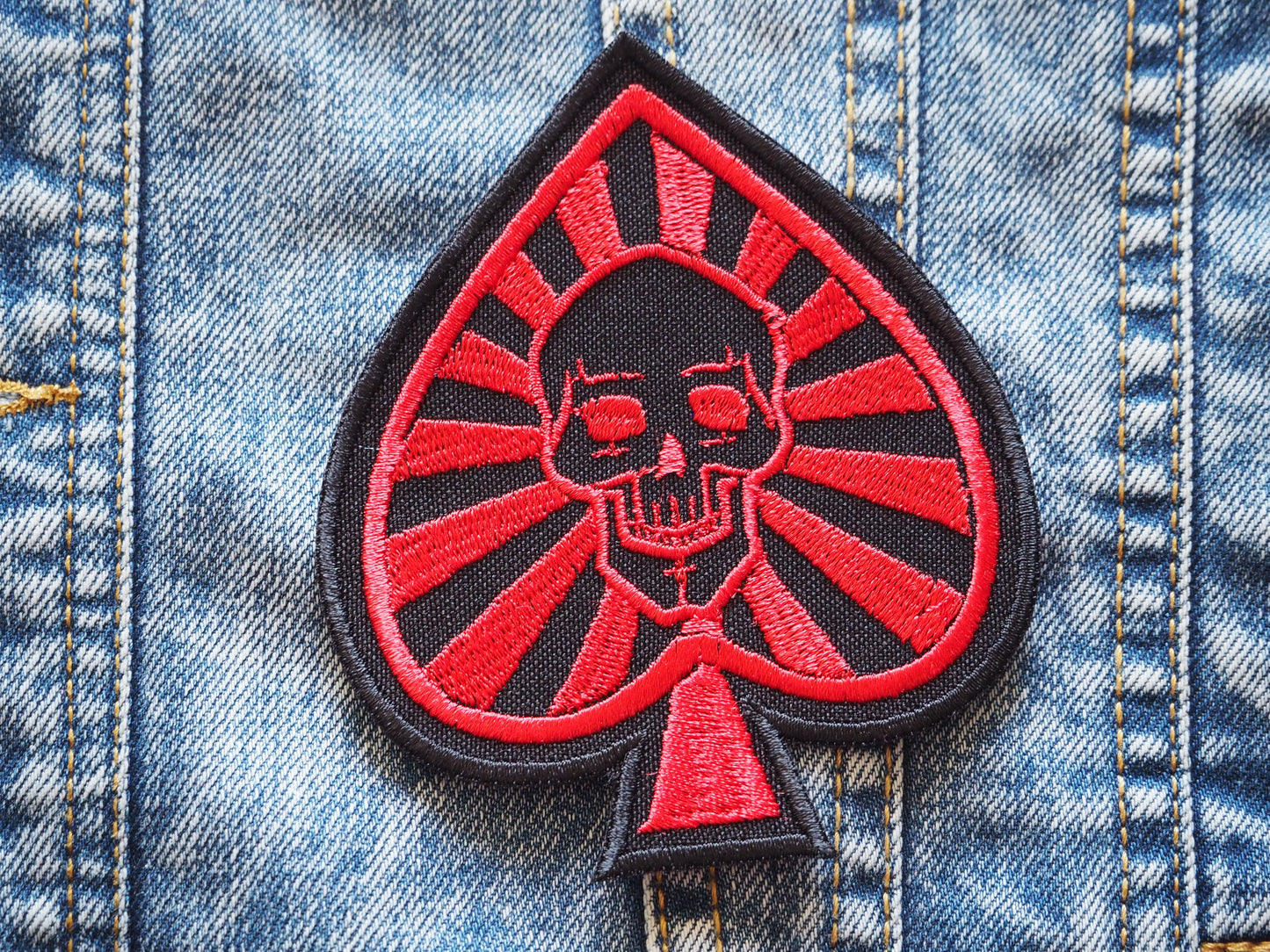 The Devil Spire Skull Embroidered Patch