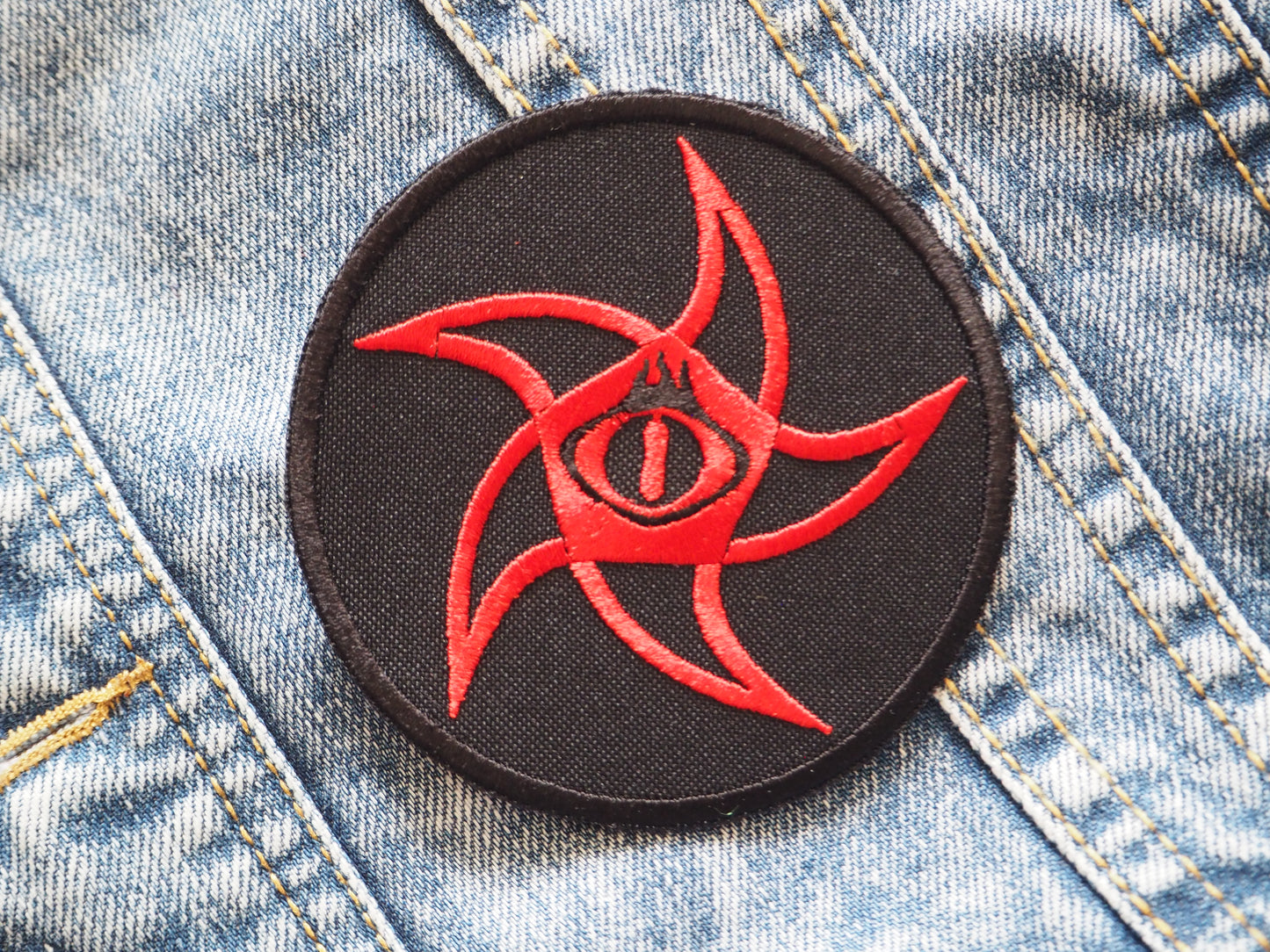 Necronomicon Symbol Lovecraft Seal Embroidered Patch