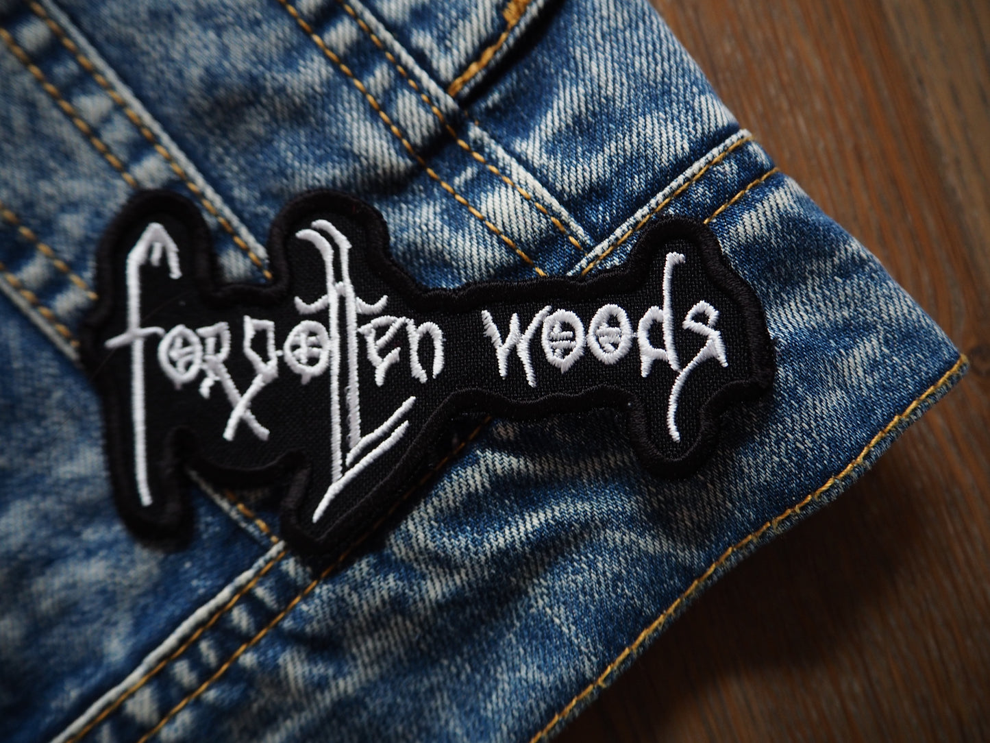 Forgotten Woods Black Metal Embroidered Patch
