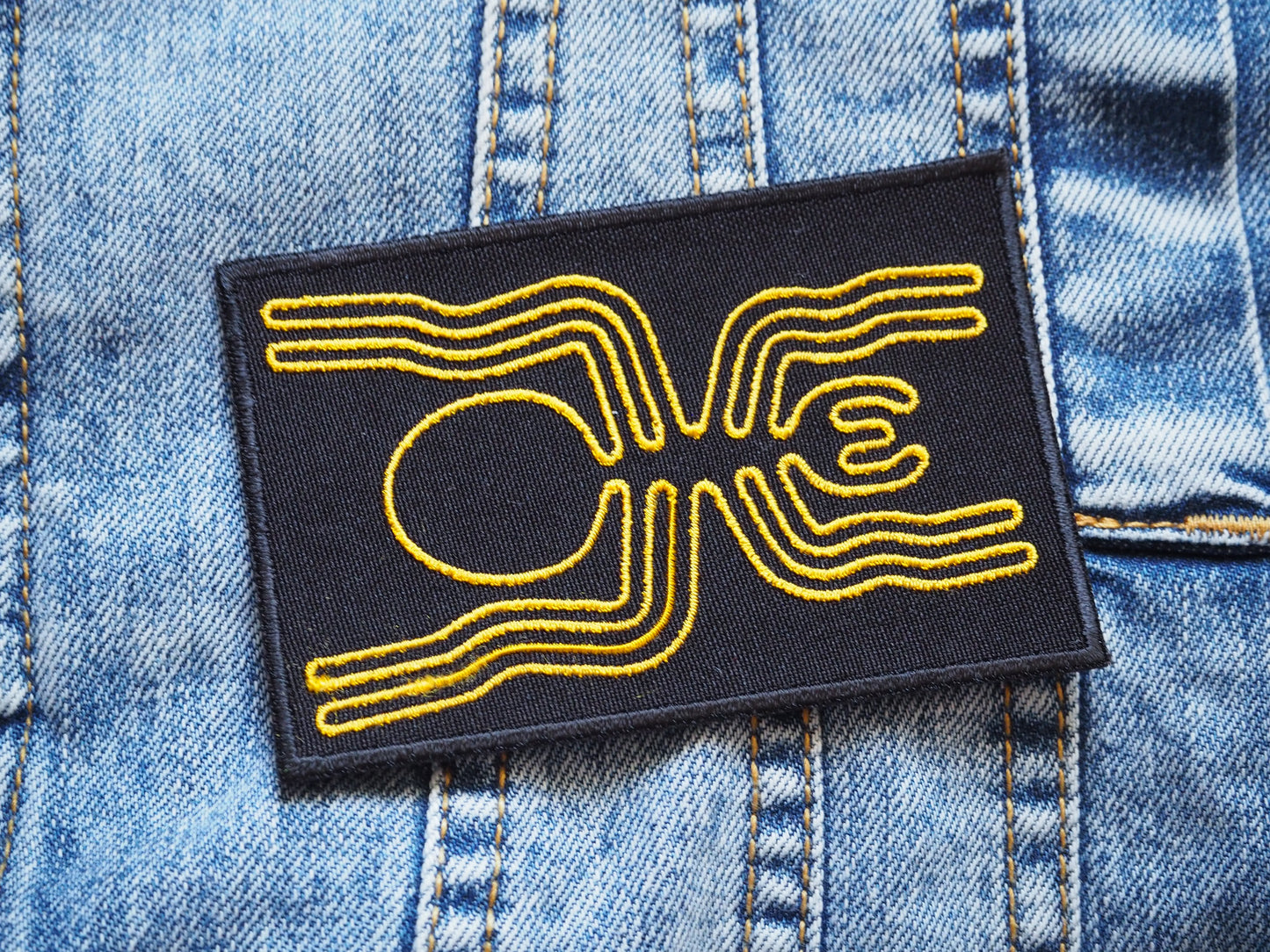 Nazca Lines Symbols Peru Ancient Mystic Embroidered Patch