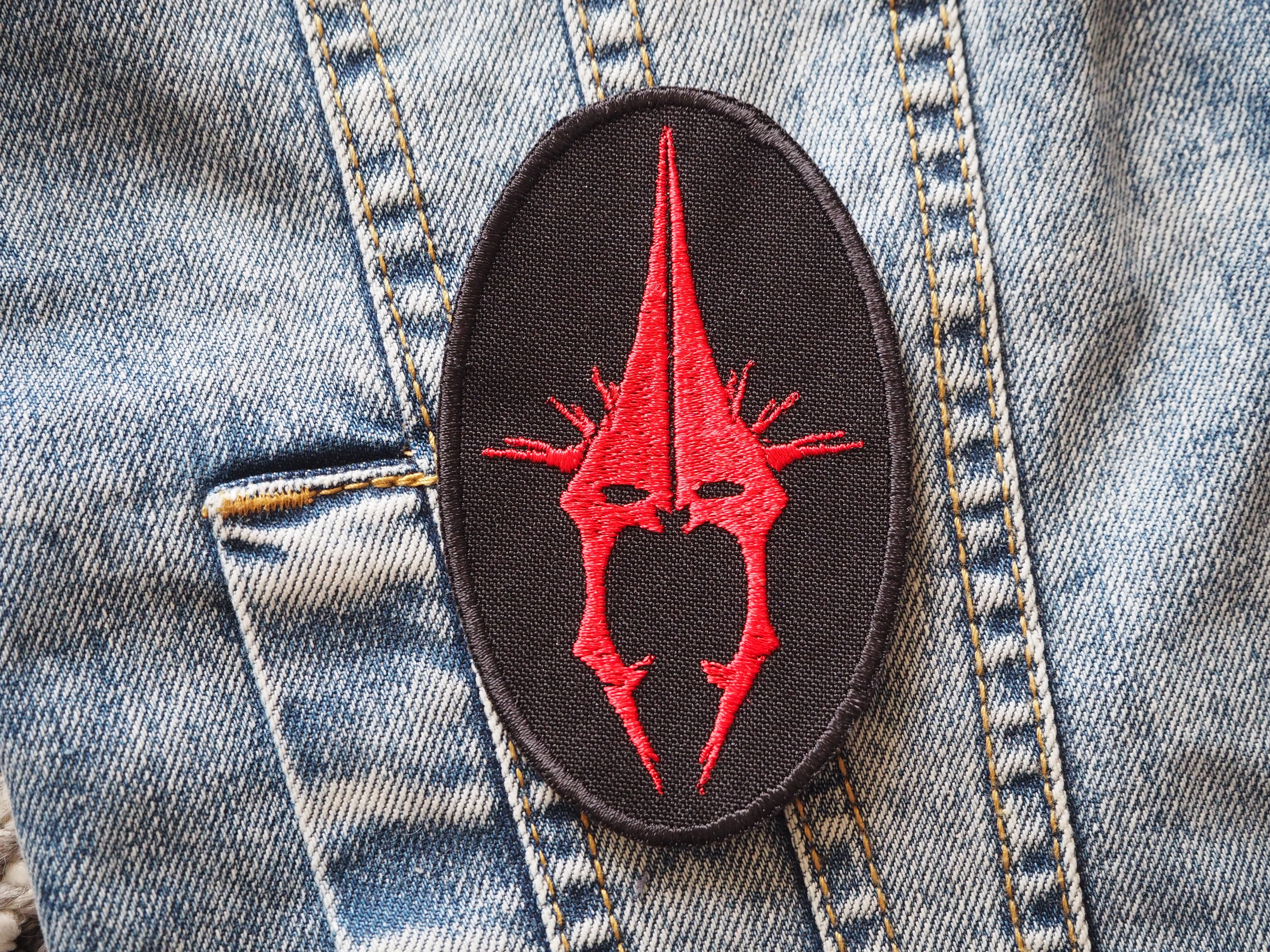 Sign of Sauron Iron-on Patch Application for All Fabrics Lotr
