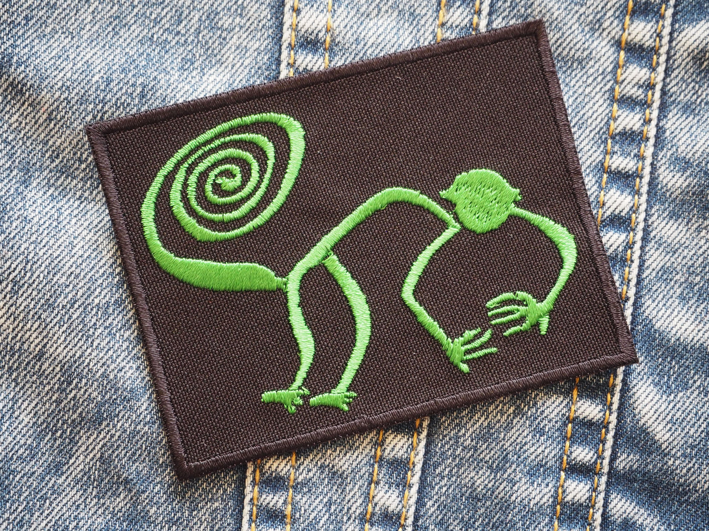 Nazca Lines Symbols Peru Ancient Mystic Embroidered Patch