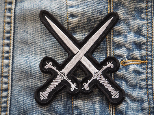 Medieval Swords Fantasy Embroidered Patch