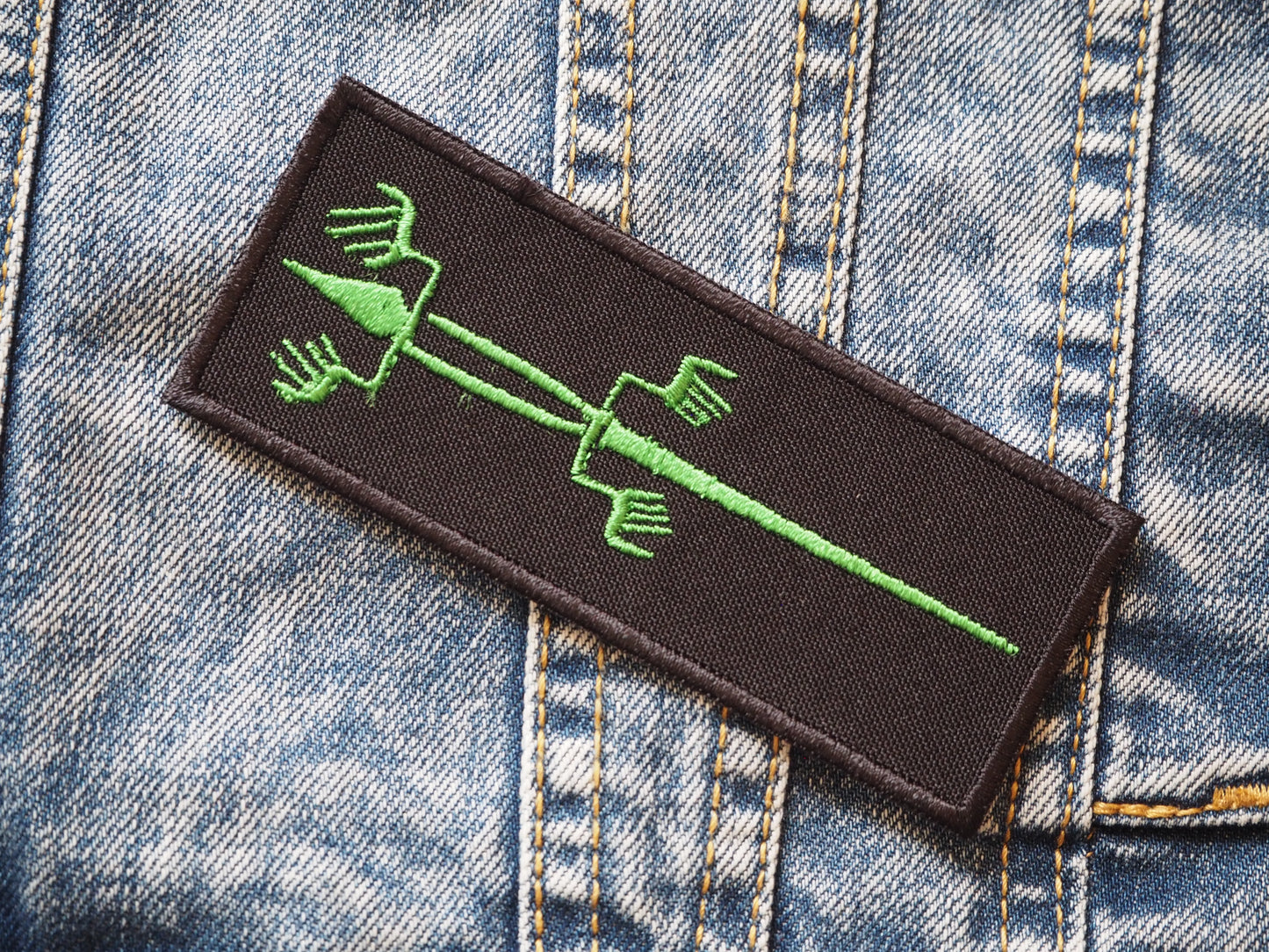 Nazca Lines Symbols Peru Ancient Mystic Embroidered Patch