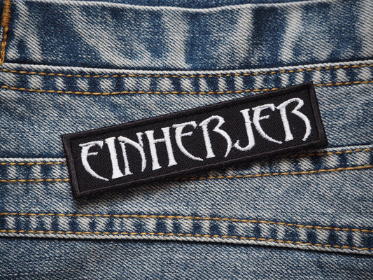 Einherjer Patch Embroidered (Viking Black Metal)