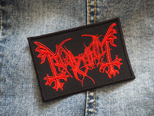 Mayhem Embroidered Patch