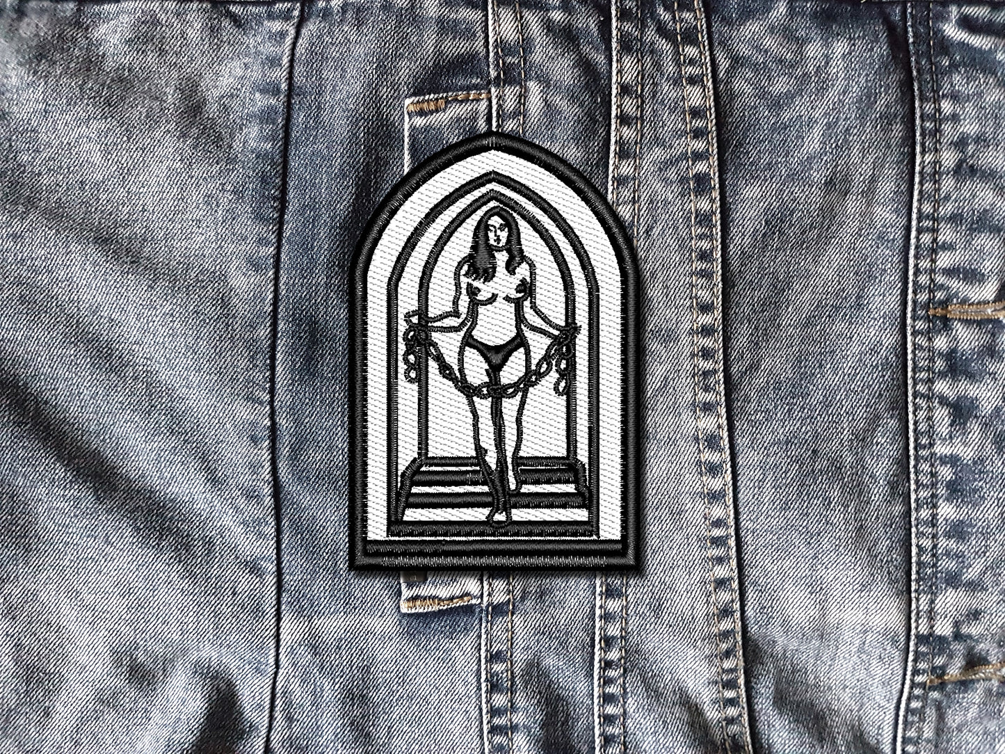 Dungeons RPG inspired Embroidered Patch