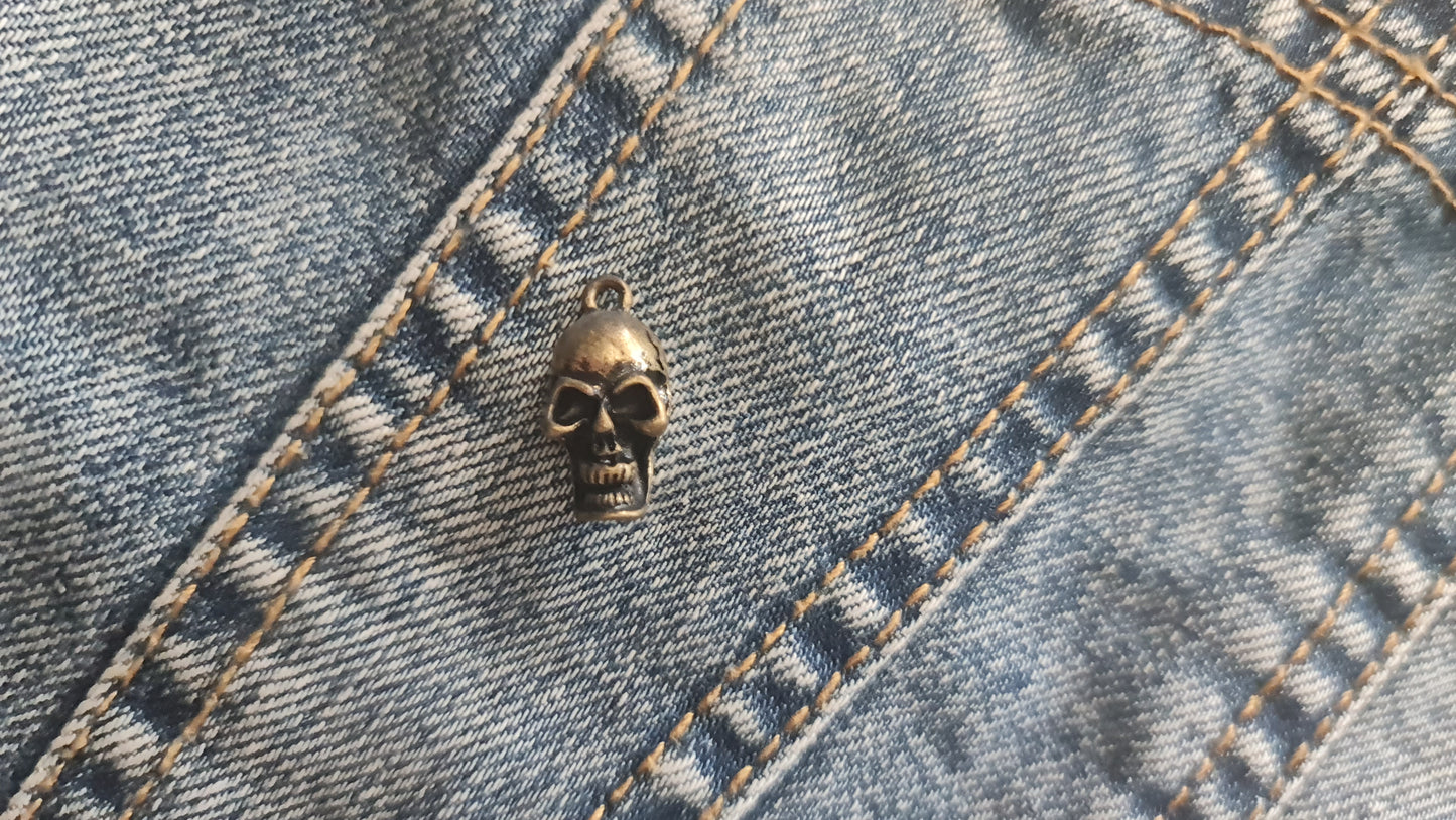 Skull Mini Metal Pendant