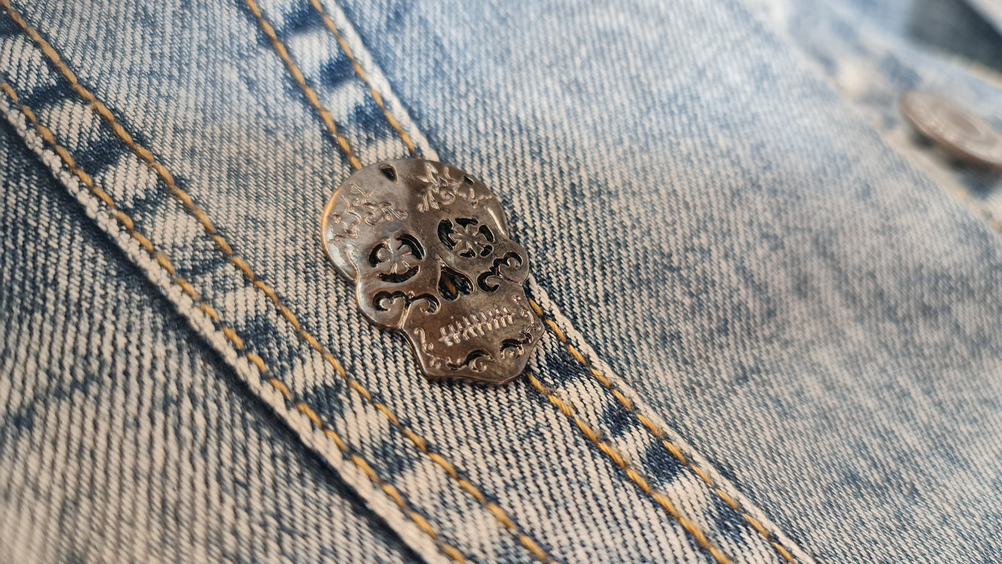 Skull Mini Metal Pendant