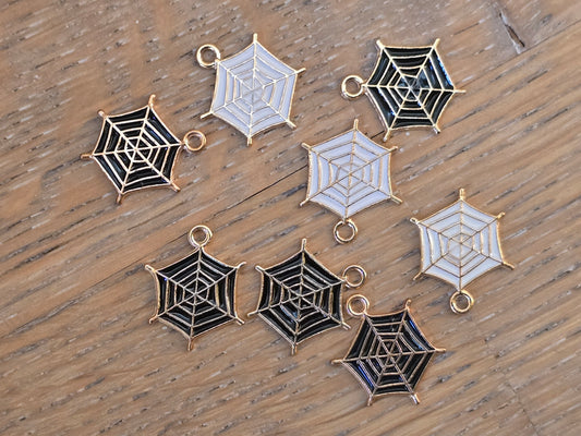 Spider Web Metal Pendant