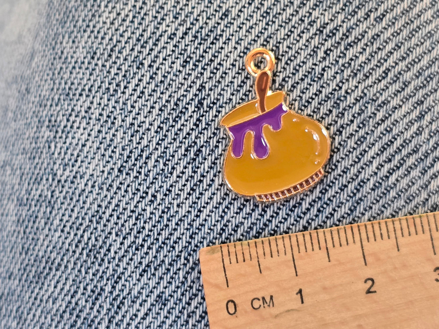 Helloween Witch metal pendant