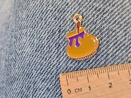 Helloween Witch metal pendant