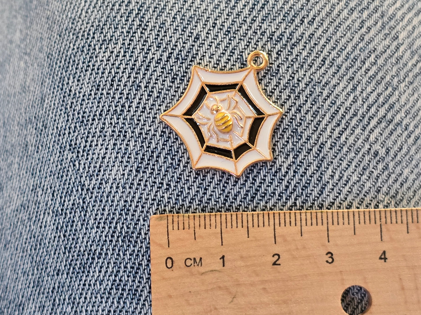 Helloween Spider metal pendant