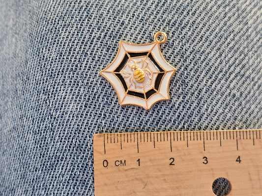 Helloween Spider metal pendant