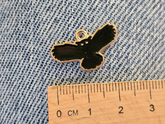 Owl metal pendant