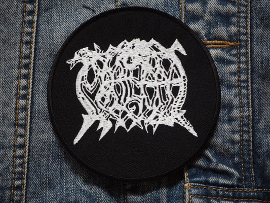 Patch Black Metal Embroidered