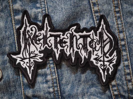 Patch Black Metal Embroidered