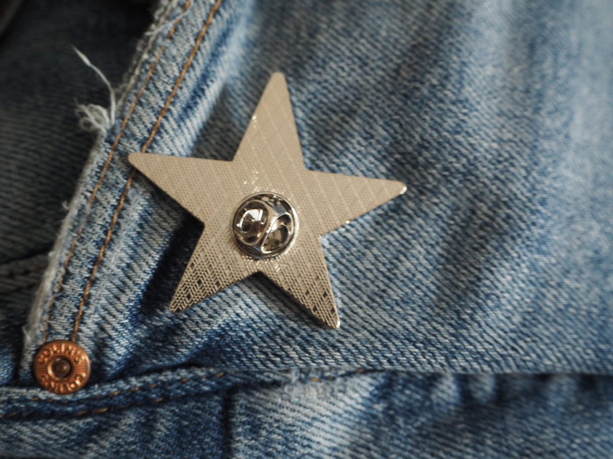 Devil Horror Pentagram Enamel Metal Pin