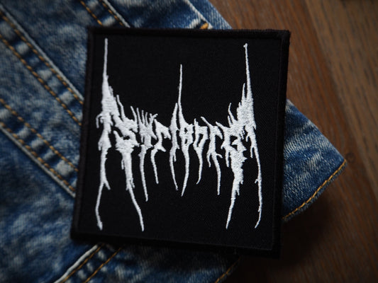 Striborg Black Metal Embroidered Patch