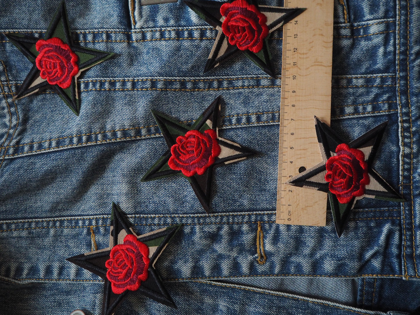 Pentagram & Rose Patch