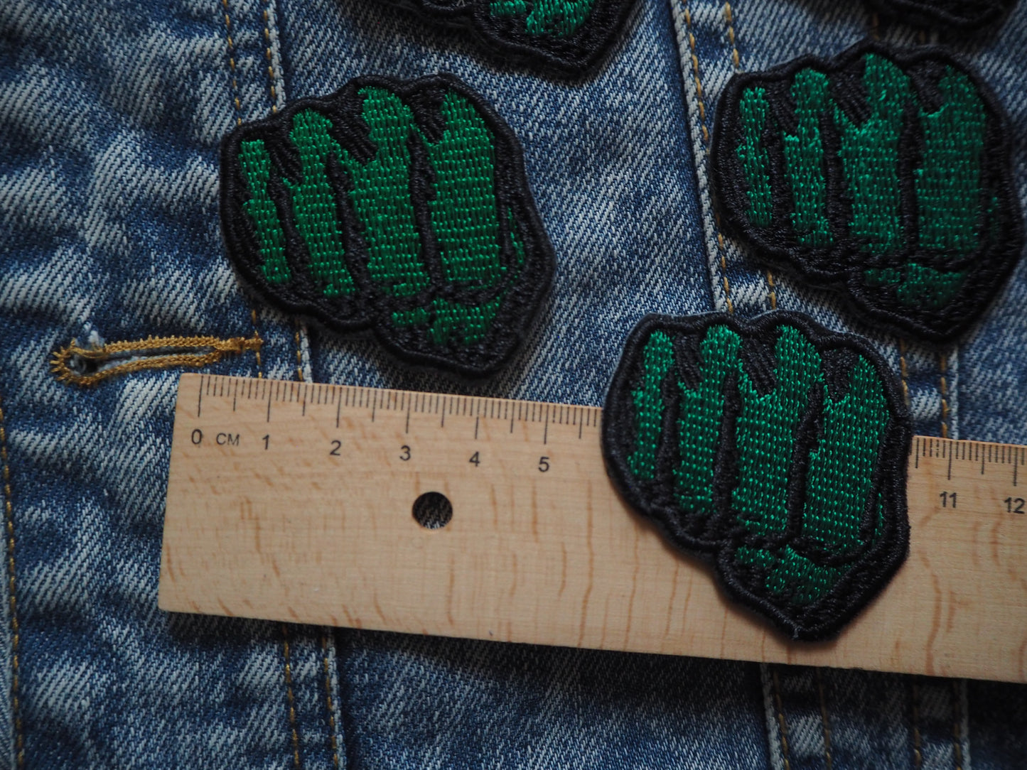 Rock Fist Punch Patch