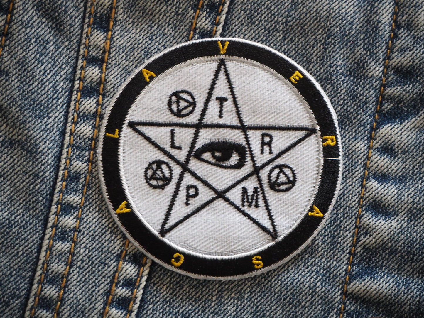 Pentagram Occult Patch