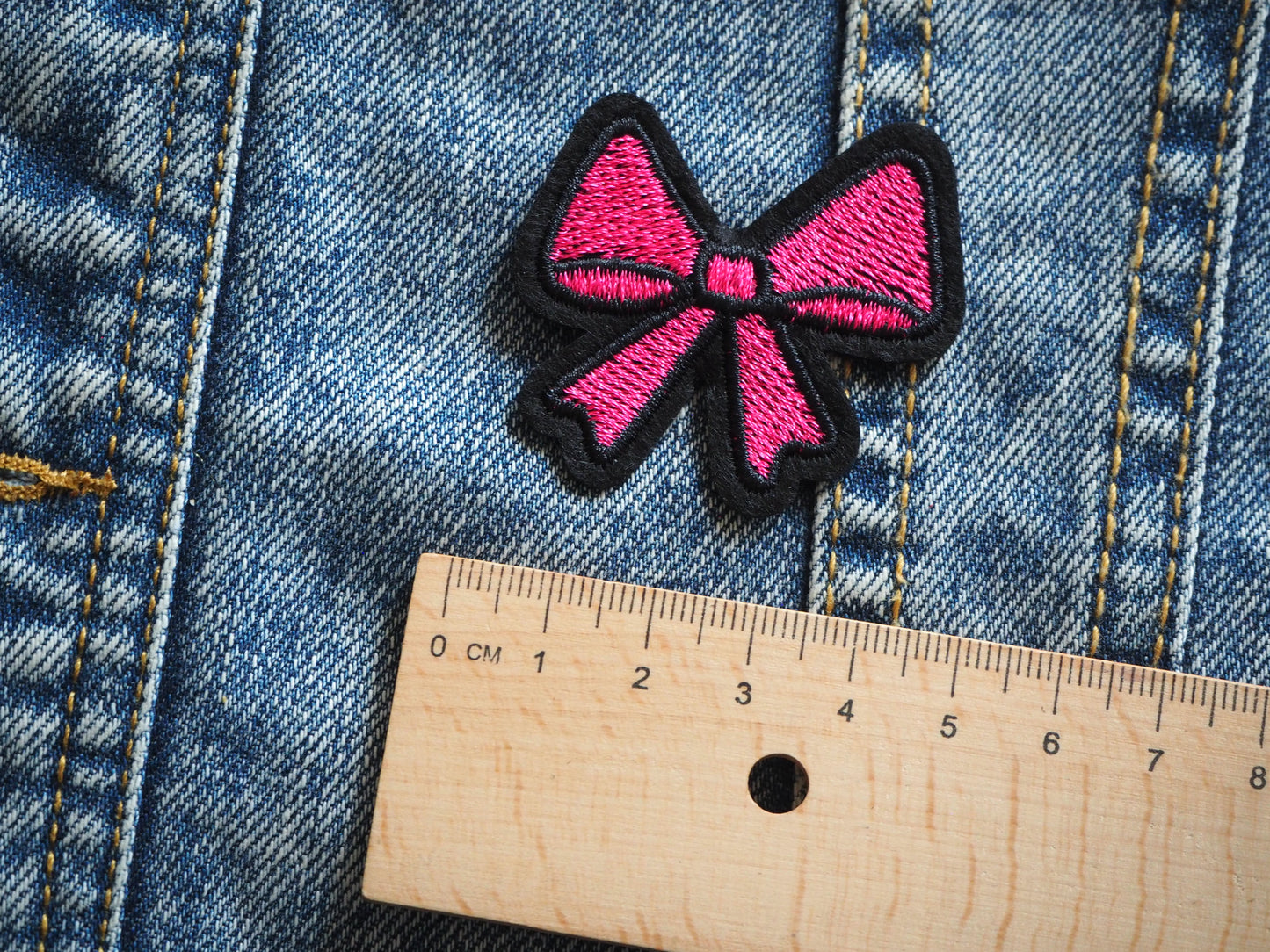 Red & Pink Ribbon Patch