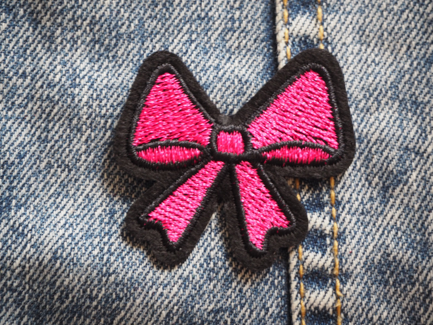 Red & Pink Ribbon Patch