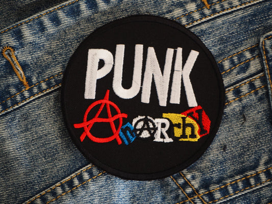 Punk's Not Dead Skull Patch