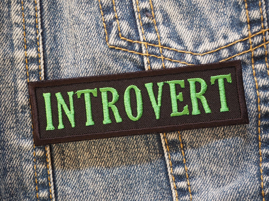 Introvert Embroidered Patch