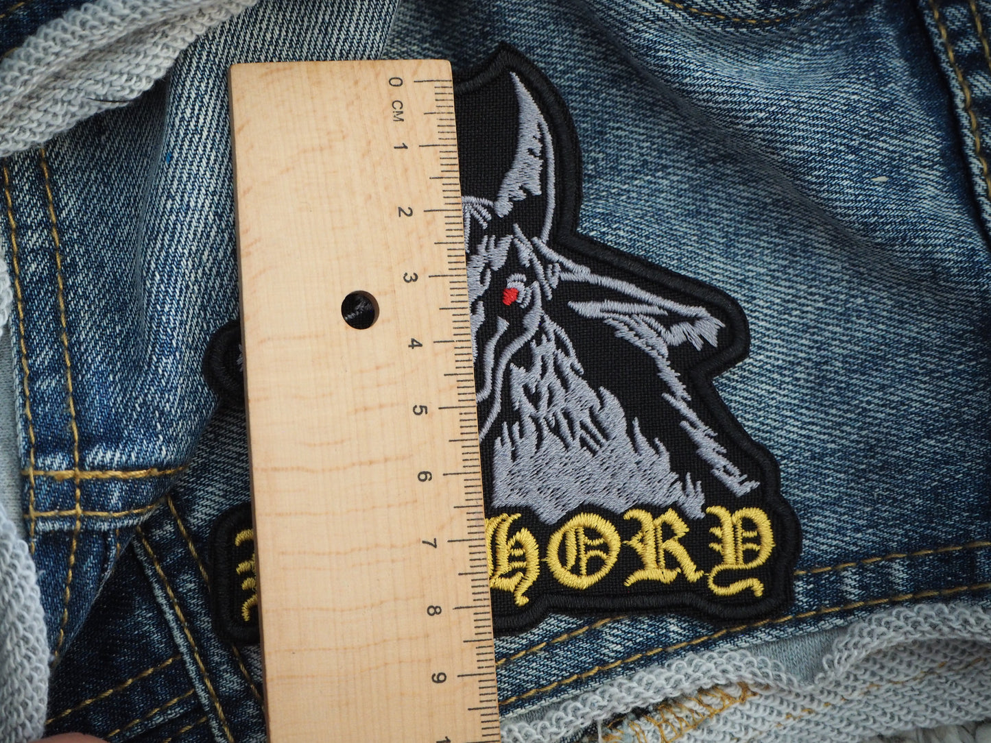 Bathory Goat Black Metal Embroidered Patch