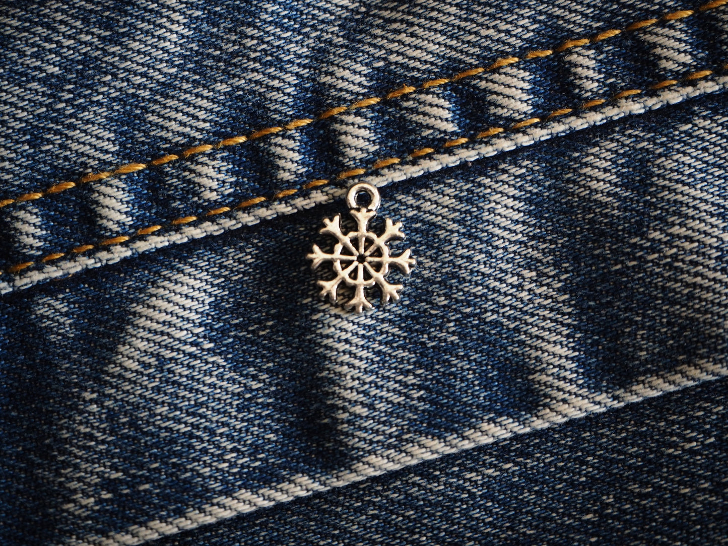 Winter Inspired Micro Metal Pendant