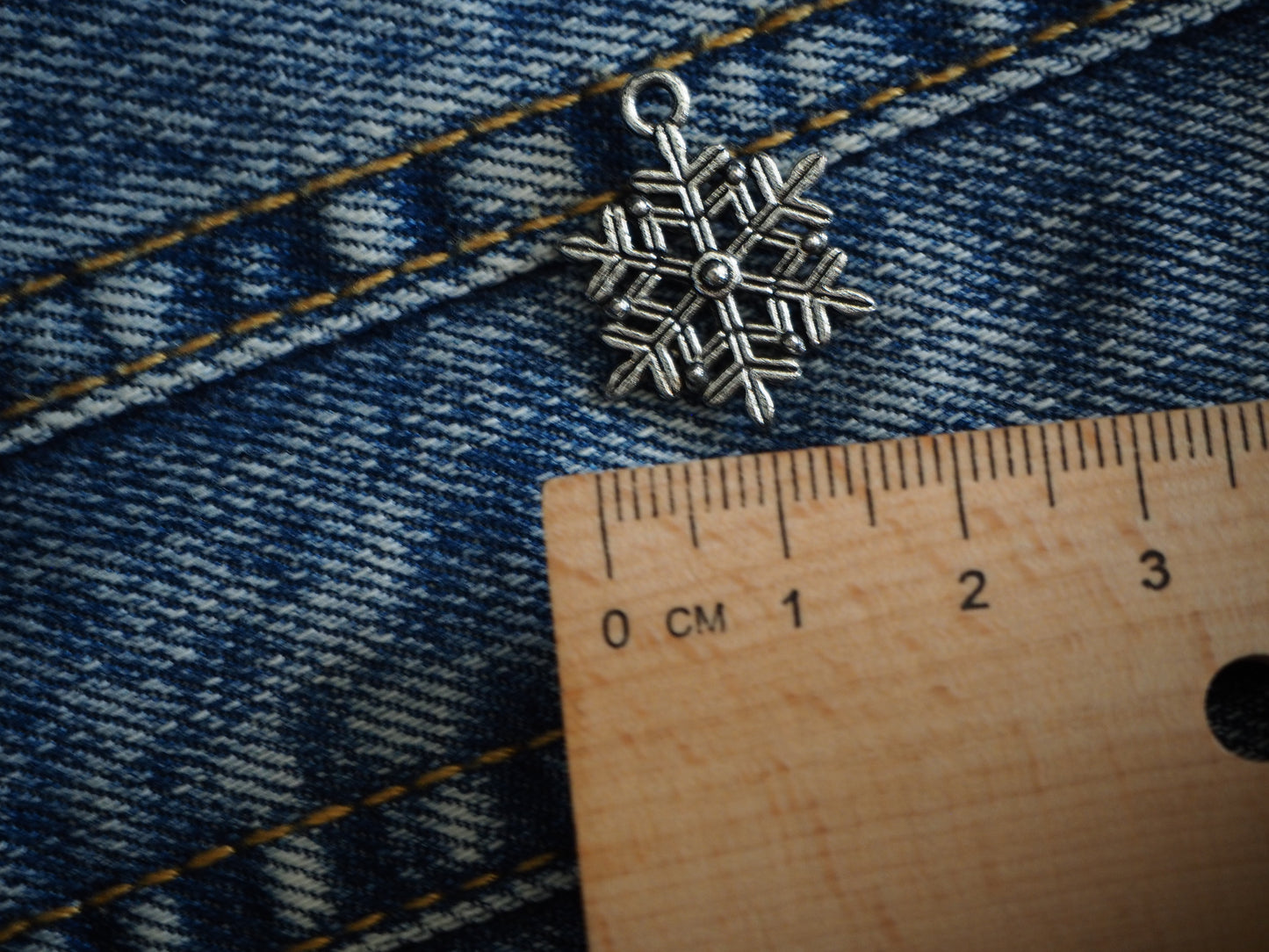 Winter Inspired Mini Metal Pendant