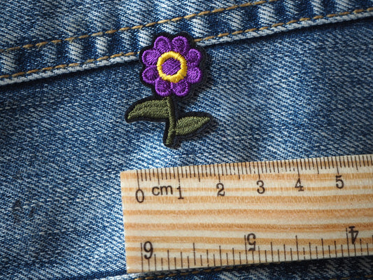 MINI PURPLE FLOWER patch