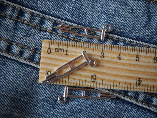 Crutch Metal pendant