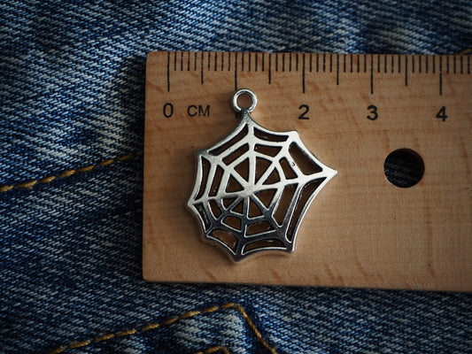 Spider Web Metal Pendant