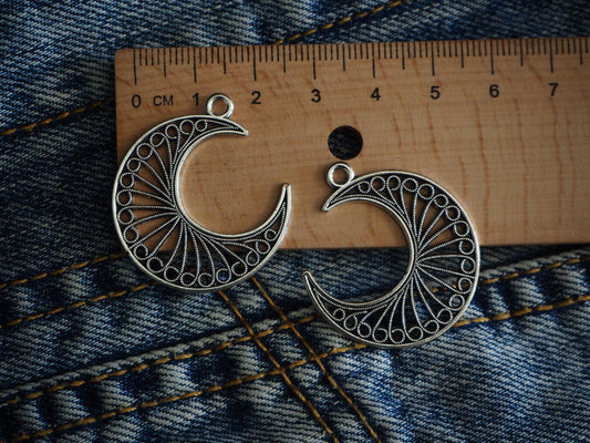 Occult Lune Metal Pendant