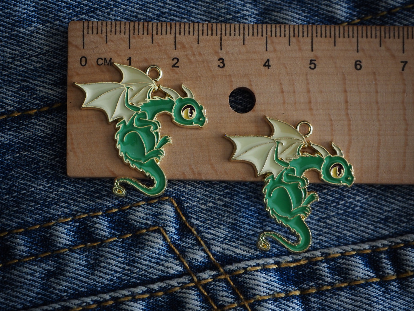 Medieval Dragon Metal Pendant