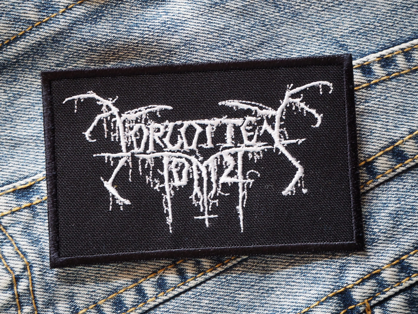Forgotten Tomb Black Metal Embroidered Patch