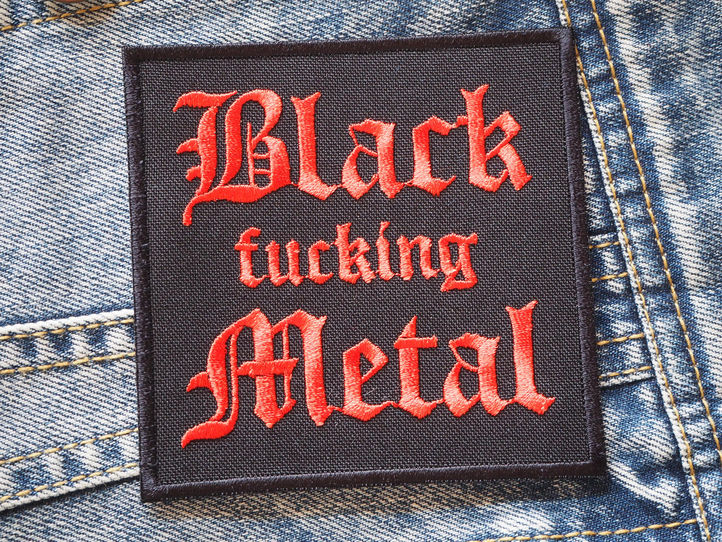 Black Fuck*ng Metal Patch