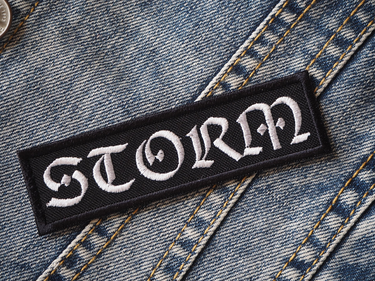 Storm Pvc Patch Storm Patch Embroidered – IngridPatches
