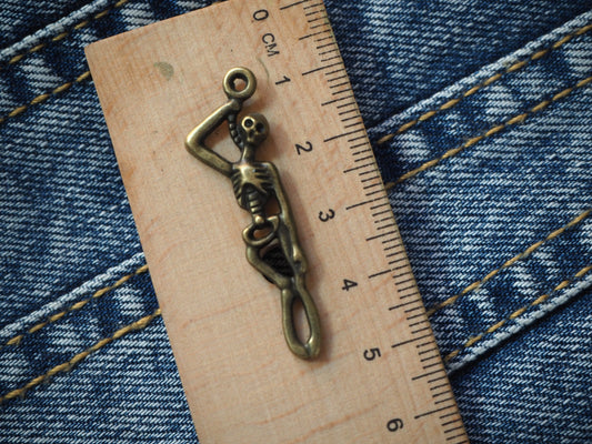 Skeleton Metal Pendant