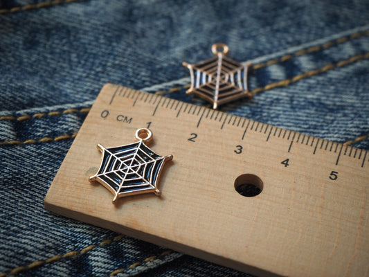 Spider Web Metal Pendant