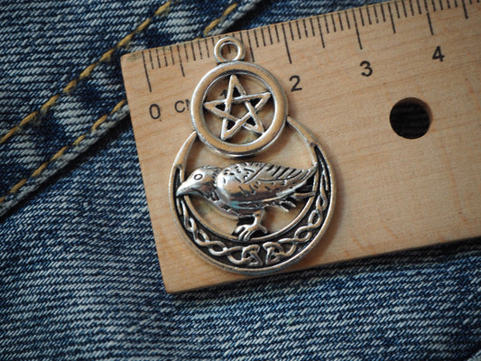 Wicca Witch Metal Pendant