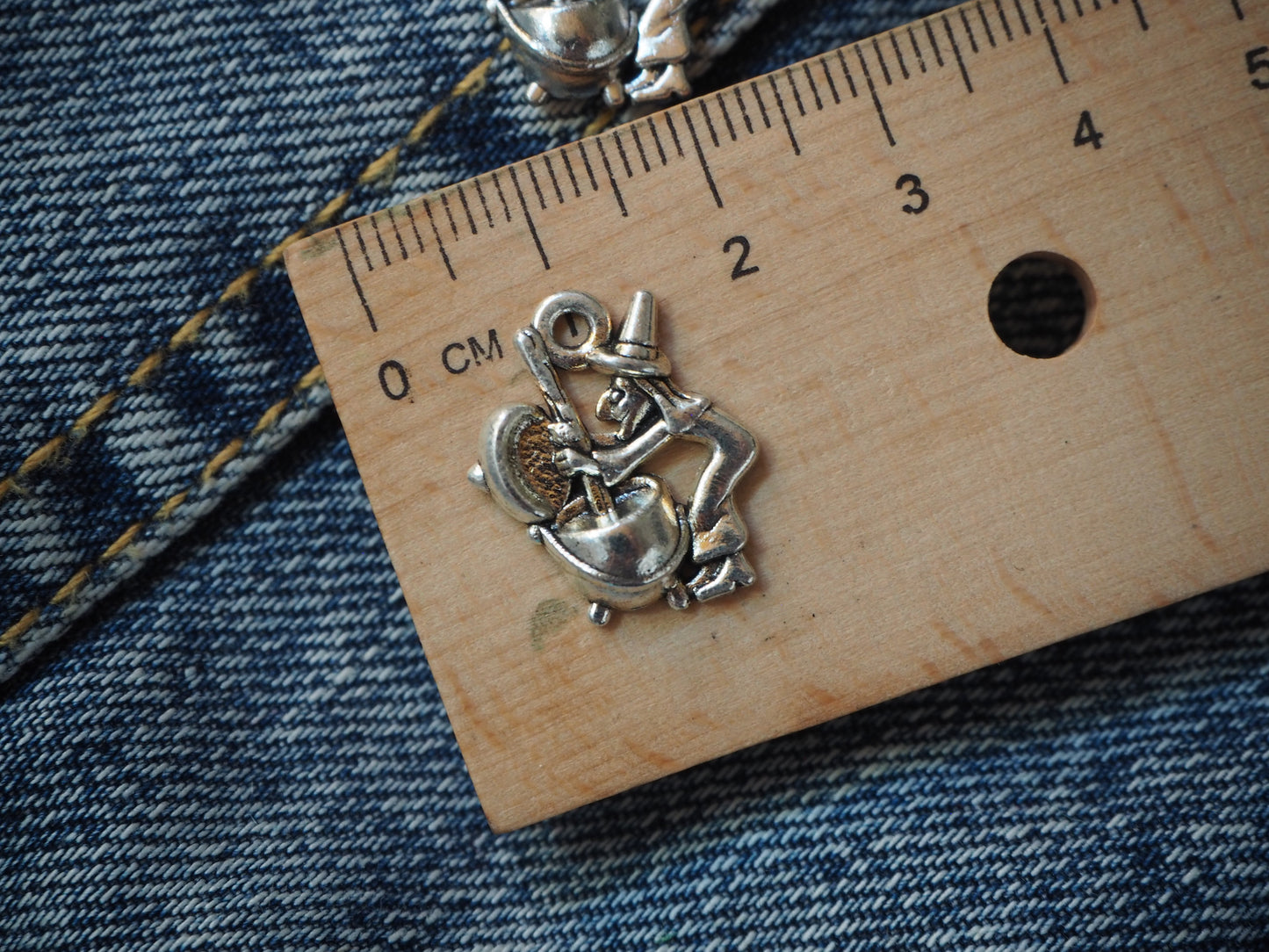 Witch Metal Pendant