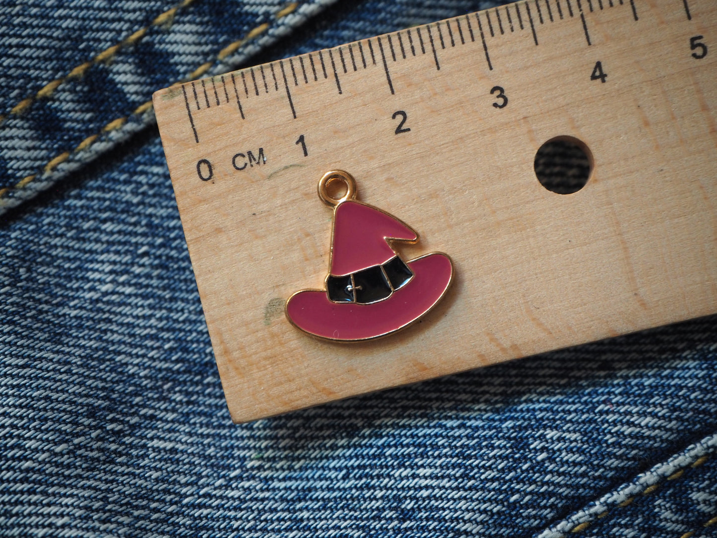 Witch Hat Keller Synth Metal Pendant