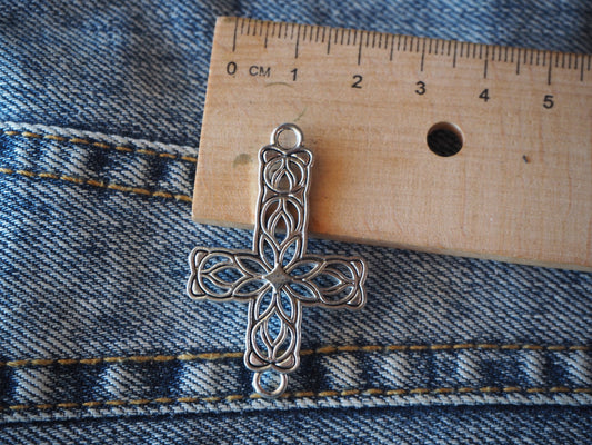 Inverted Cross Metal Pendant