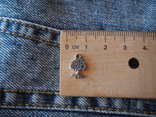 Yggdrasil White Tree Of Gondor Wicca MINI Metal Pendant