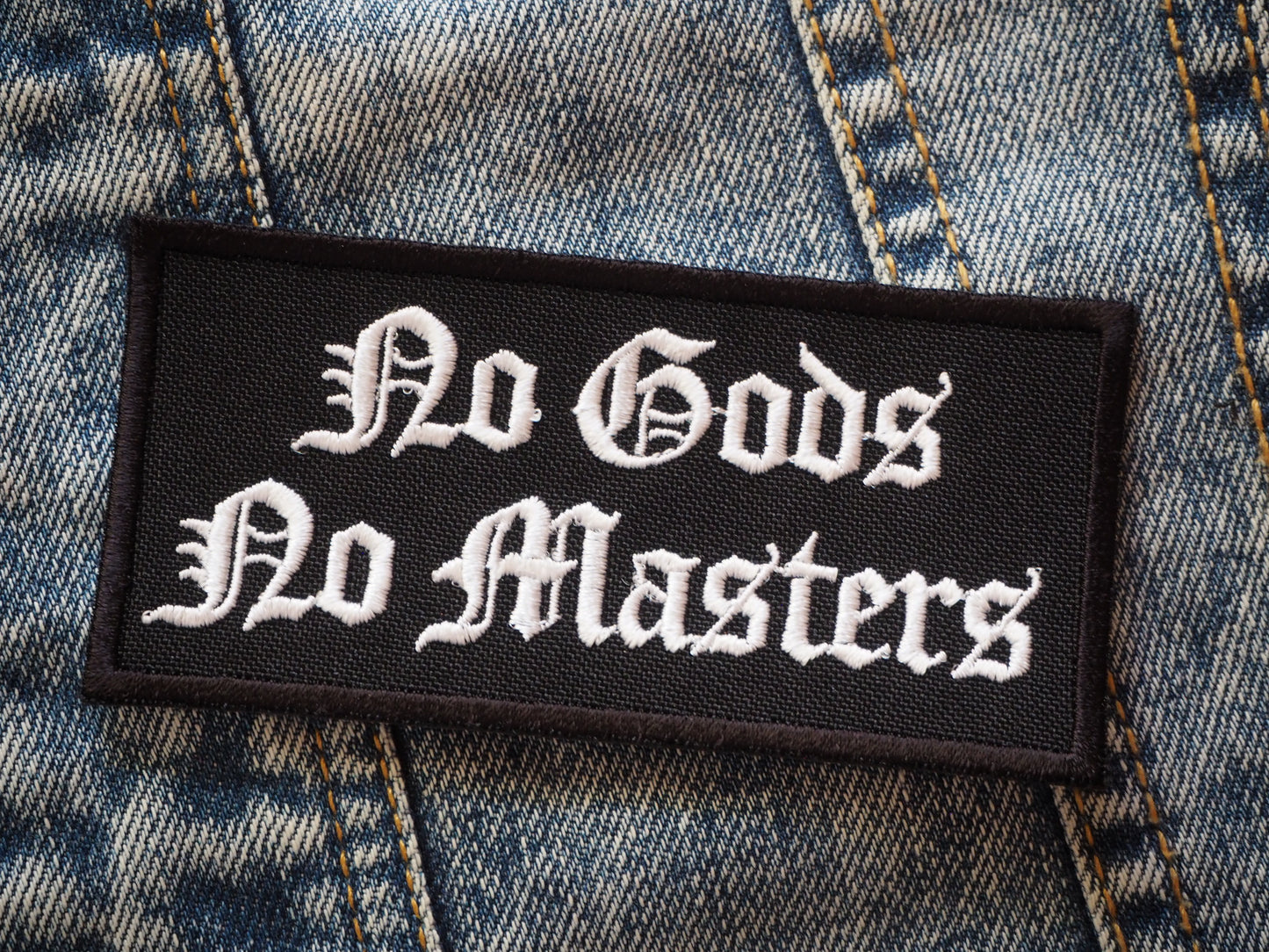 No Gods No Masters Embroidered Patch