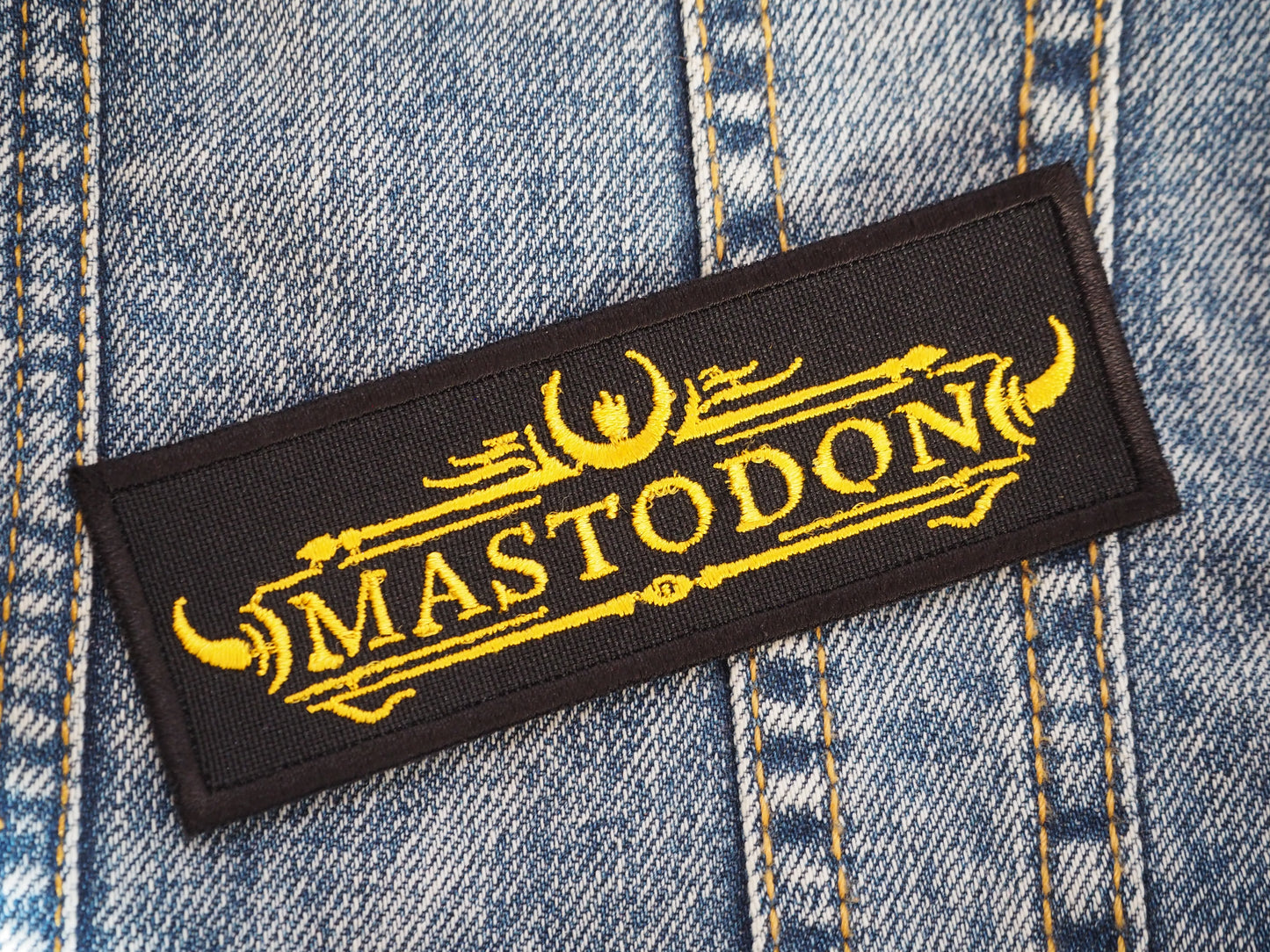 Mastodon Patch Embroidered